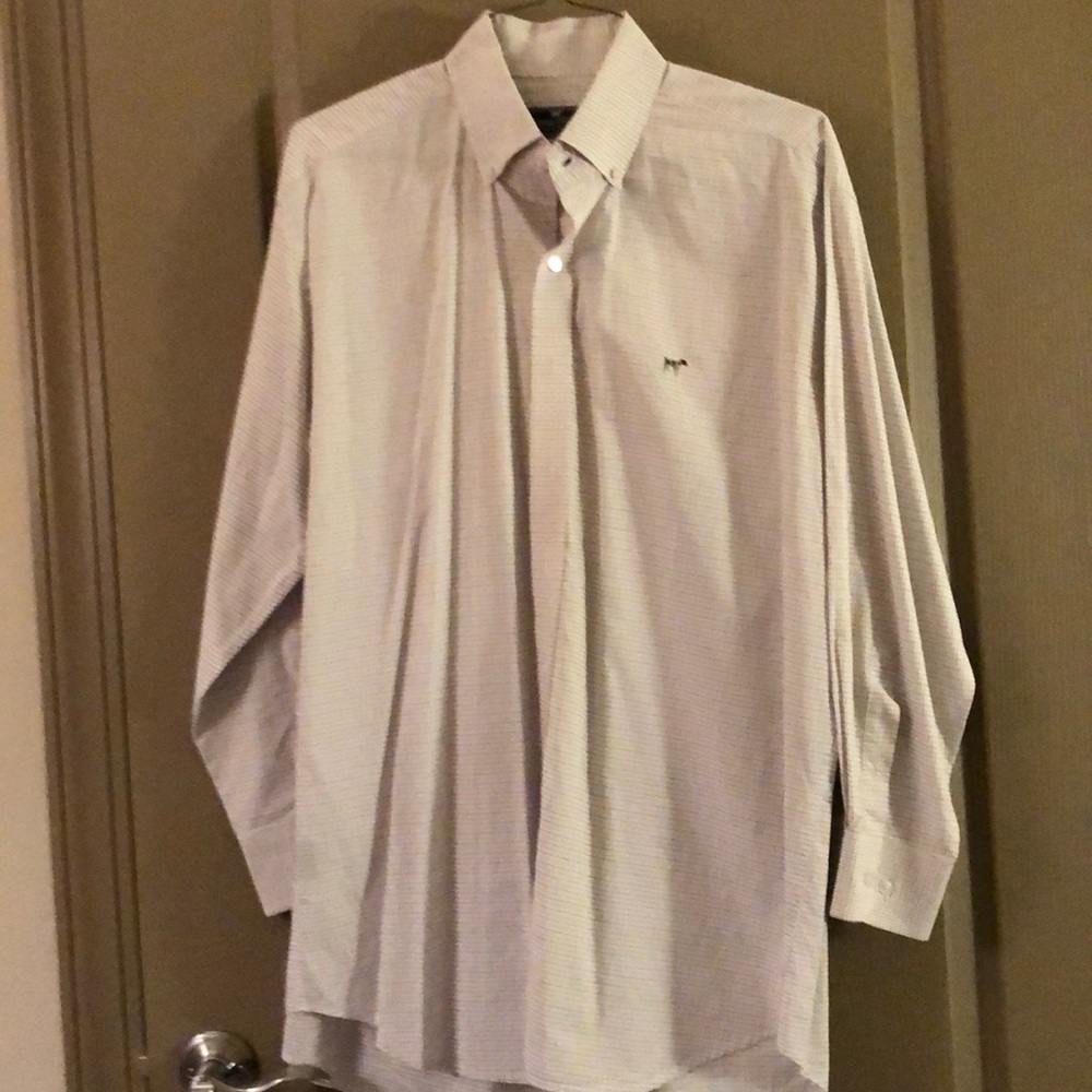 Mens L/S button down shirt L